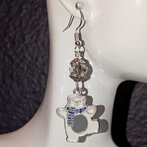 Dancing Polar Bear Earrings